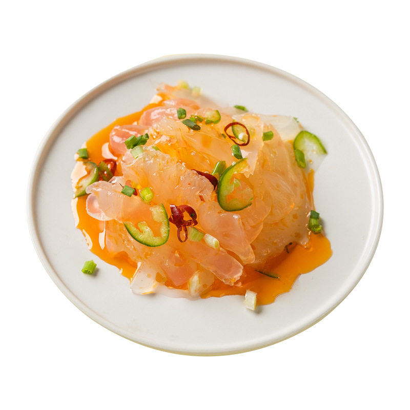 Jellyfish Head Open Bag Ready-To-Eat Jellyfish Pickled Seafood Catering Ingredients Jellyfish Skin Cold Dish Jellyfish Shredded Jellyfish Head Manufacturer