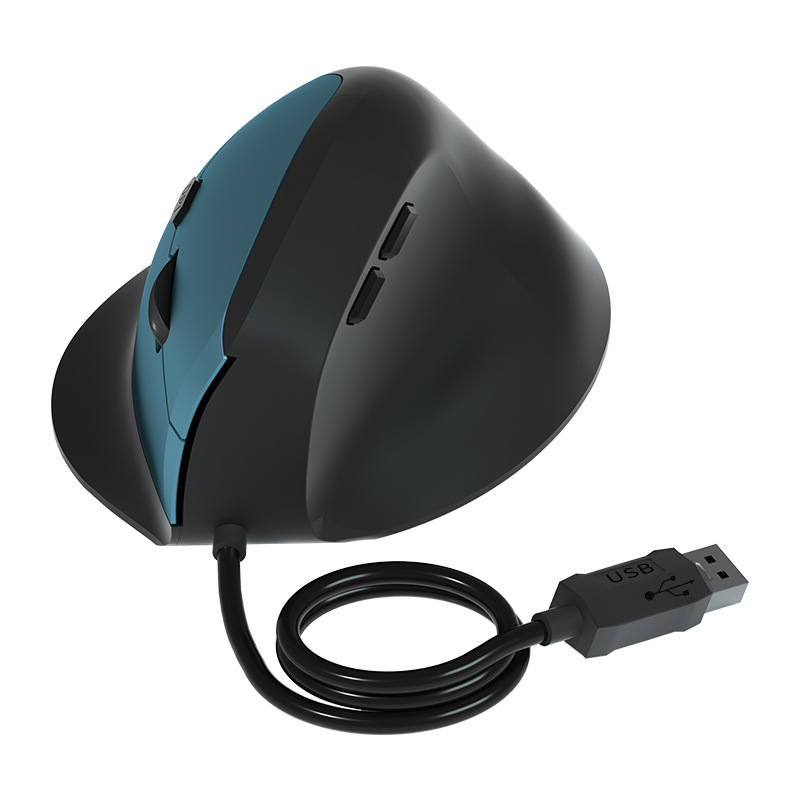 垂直鼠标人体工程学静音TYPEC口无线充电双模连接便携电脑配件