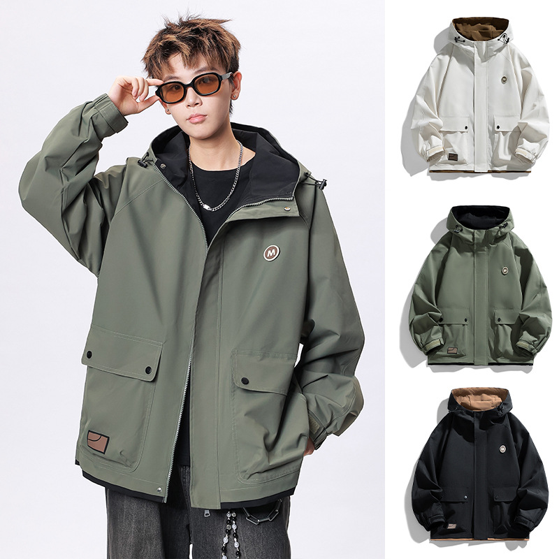 Áo Khoác Nam Hàng Mùa Xuân Thu Đông Phong Cách Trẻ Trung