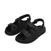 2024 New Chanel style Velcro sandals women's platform muffin fairy style beach shoes summer flat Roman sandals