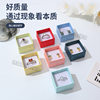 In stock cloud cover 4*4 Butterfly Festival ring stud earrings brooch jewelry packaging gift box cheap jewelry gift box