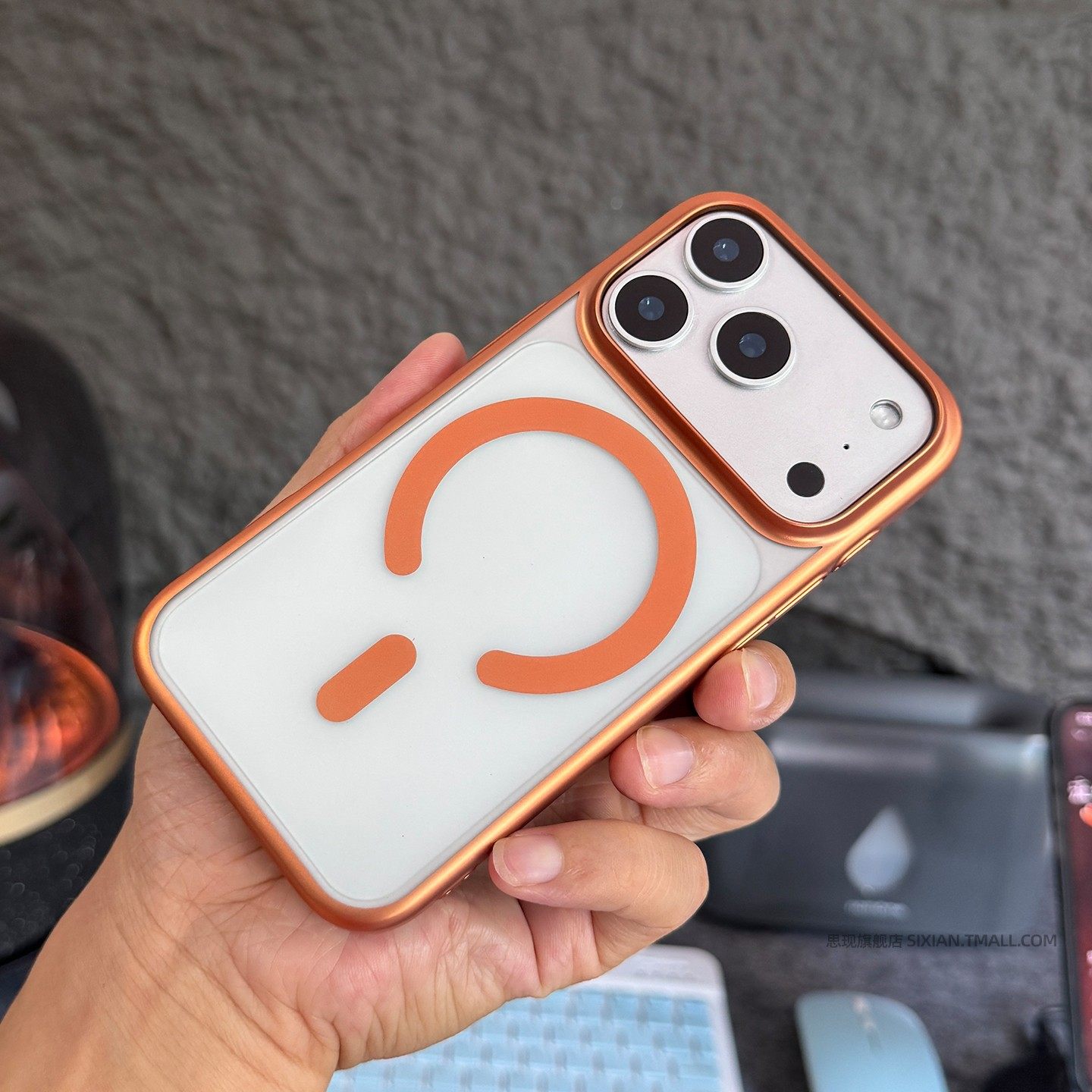 Suitable for Iphone17Promax Magnetic Phone Case Ag Frosted Apple 16 Ultra-Thin Anti-Fall Uv Electroplating Protective Cover