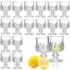 Amazon Sword Pattern Champagne Cup small size Fruit Juice Coffee Chilling Cup Candle Cup Glass Goblet Red Wine Glass Wine Utensils