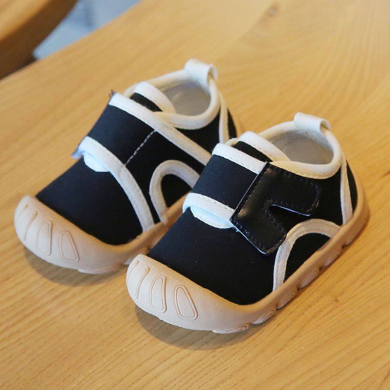Spring and Autum Baby Toddler Shoes 0-1 to 3 Years Old Boys and Girls Soft-Soled Breathable Infant Non-Slip Cloth Shoes That Do Not Fall Off