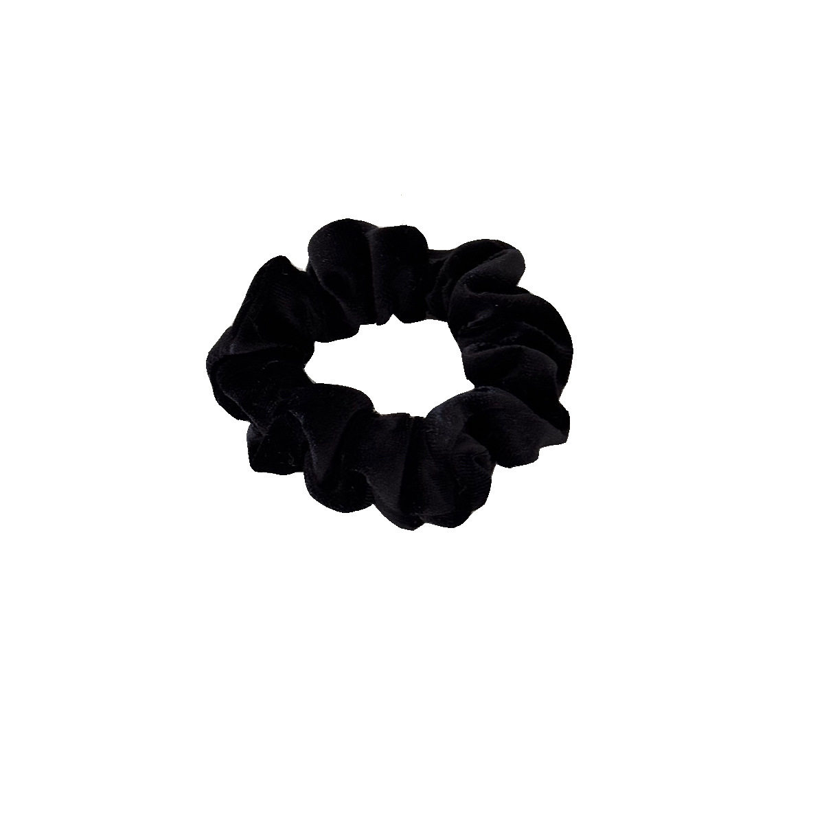 French-Style Velvet Delicate Scrunchie for Women, Autumn and Winter Bun Hair Tie, High Elasticity, Non-Damaging Hair Accessory