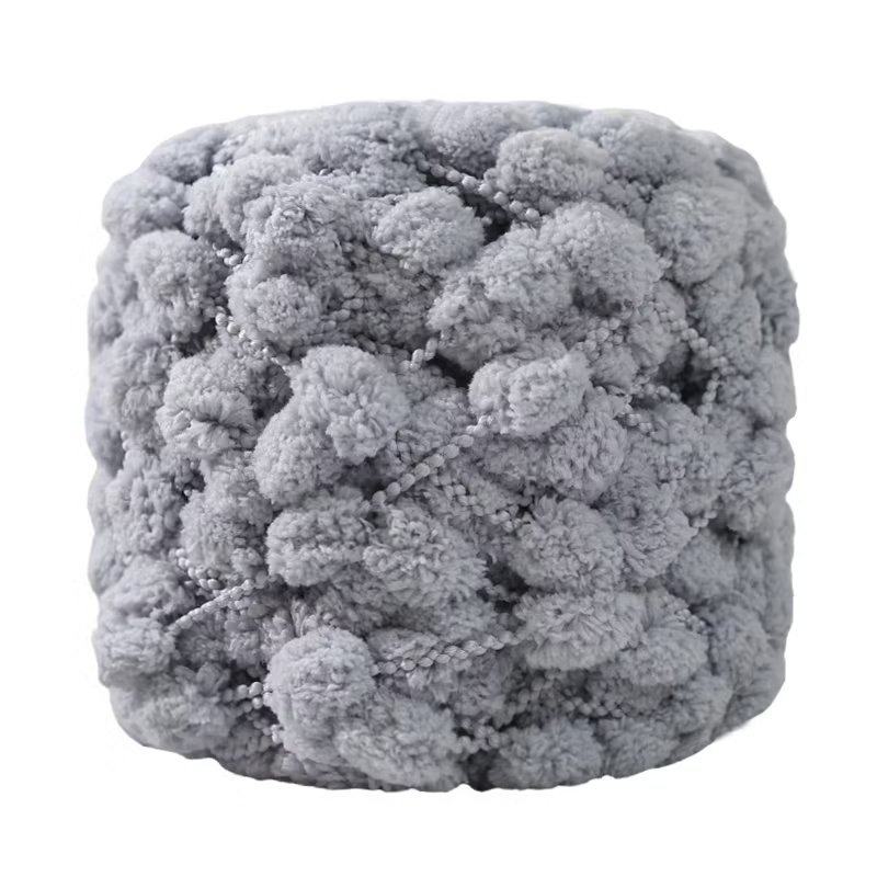 Internet Celebrity Snowball Small Ball Wool Snowball Grain Wool Group Hand-woven Blanket Cloud Ins Blanket Bean Yarn