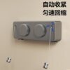Clothesline non-perforated non-slip retractable tightening stainless steel drying line indoor balcony wall hanging clothes rack