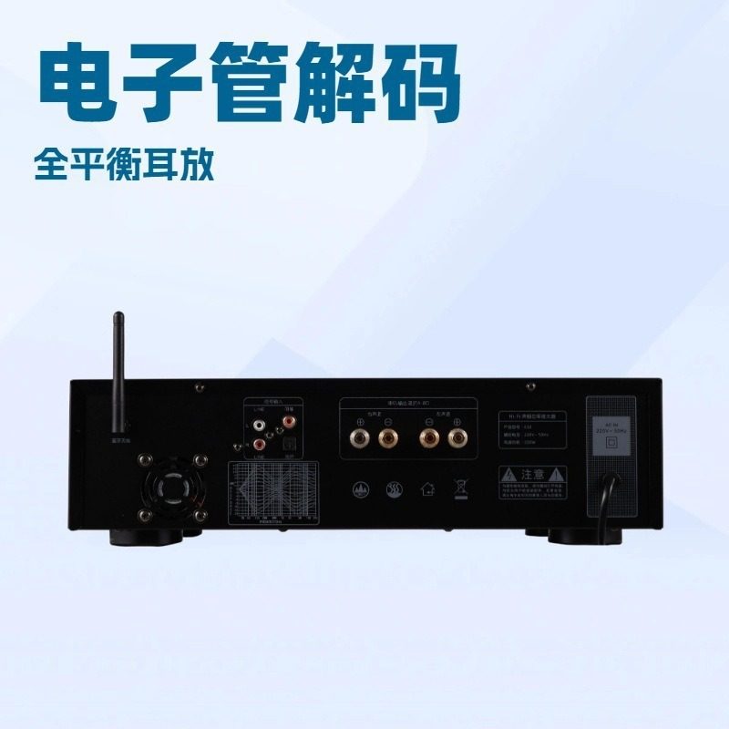 High-Power Decoding 2.0 Amplifier with Front Amplifier and Rear Amplifier, High-Fidelity Bluetooth Hifi Fever Two-Channel Home with USB