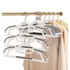 New Style Clothes Hanging Clothes Hanging Household Seamless Clothes Hanging Rack Anti-Shoulder Sliding Clothes Protection Collar Hanging Rack for Student Dormitory
