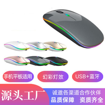 Ready Stock Wireless Mouse, Silent, Rechargeable, Suitable for Mobile Phones and Tablets, Ergonomic Bluetooth Optical Mouse