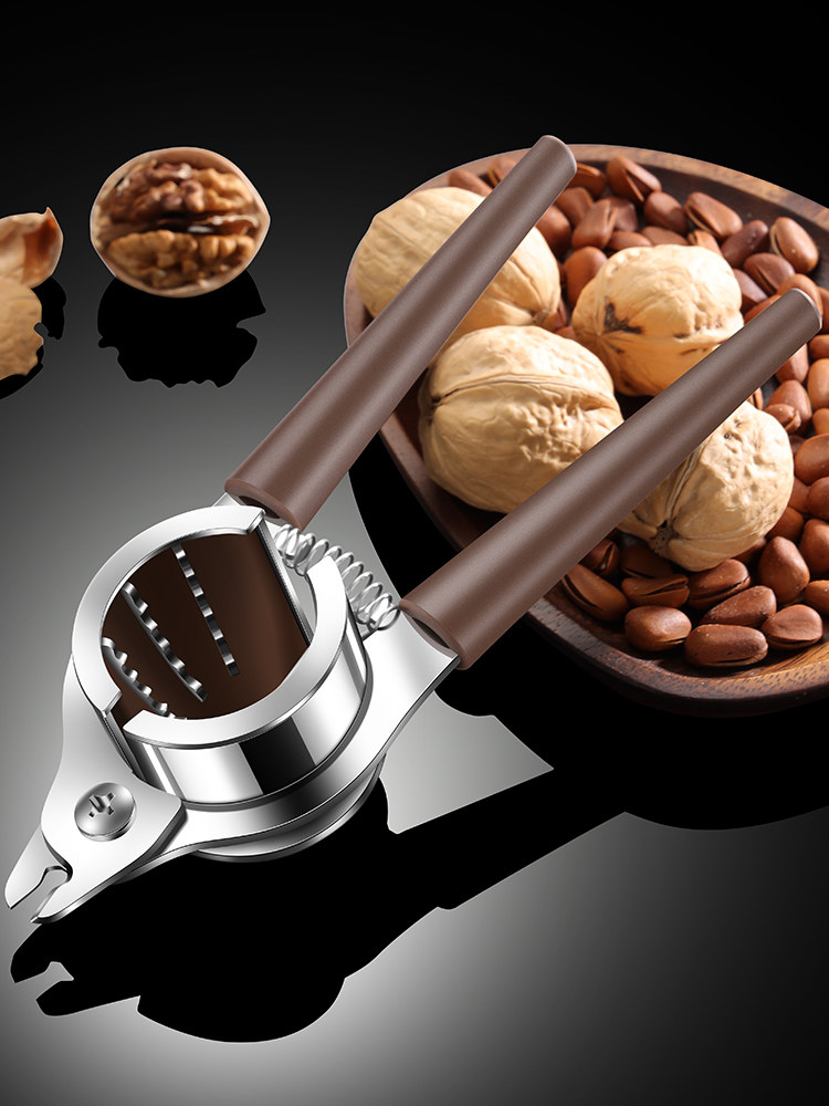 ▧ Walnut Cracker Stainless Steel Multifunctional Tool for Cracking Pecans, Hazelnuts, Hammer Pliers for Home Use Nuts
