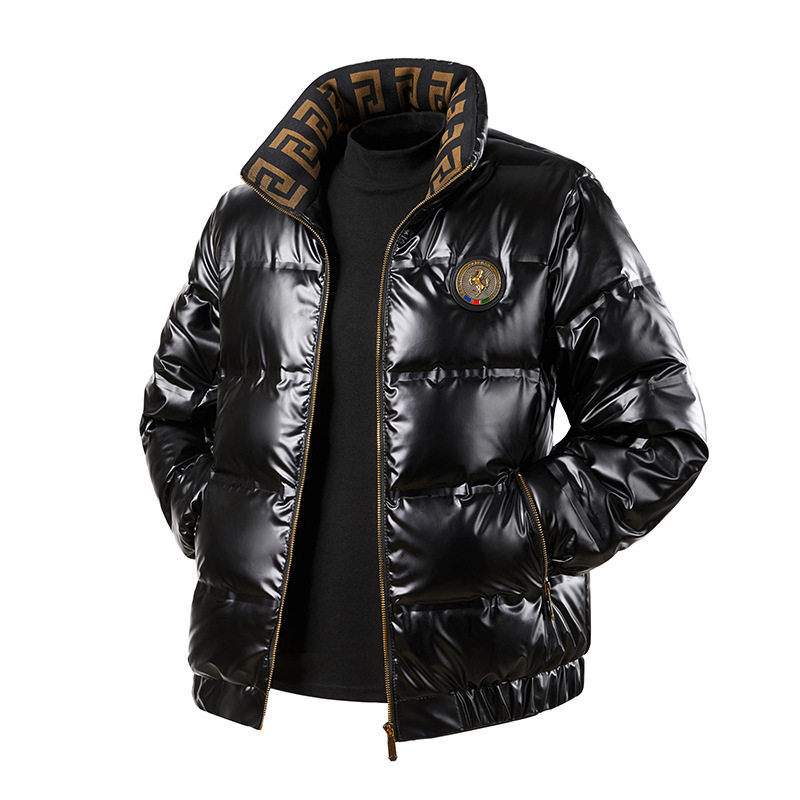 In the winter of 2025, the new down jacket men's fashion leisure collar down jacket national standard 50 duck down lovers
