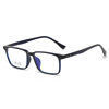 22093 Korean style box half pin core TR fashion big face glasses frame high sense with myopia optical glasses frame