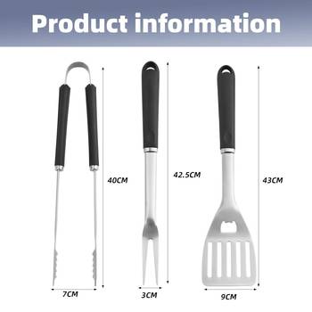 Bbq Tools Bbq Outdoor Multi-Combination Grill Set Shovel Fork Clip