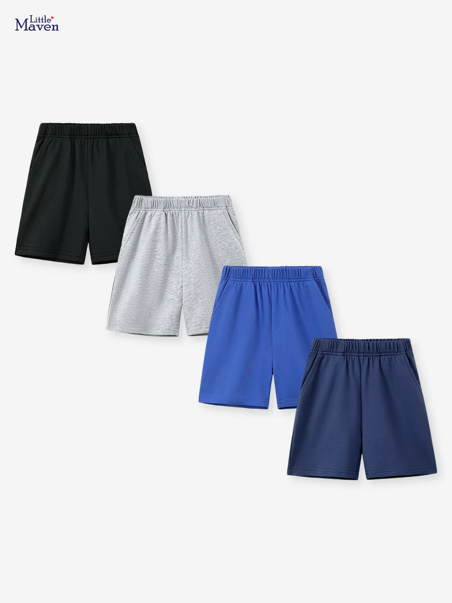 Summer Solid Color Boys' Shorts, Cotton Comfortable Kids' Pants, Kids' Clothing Wholesale