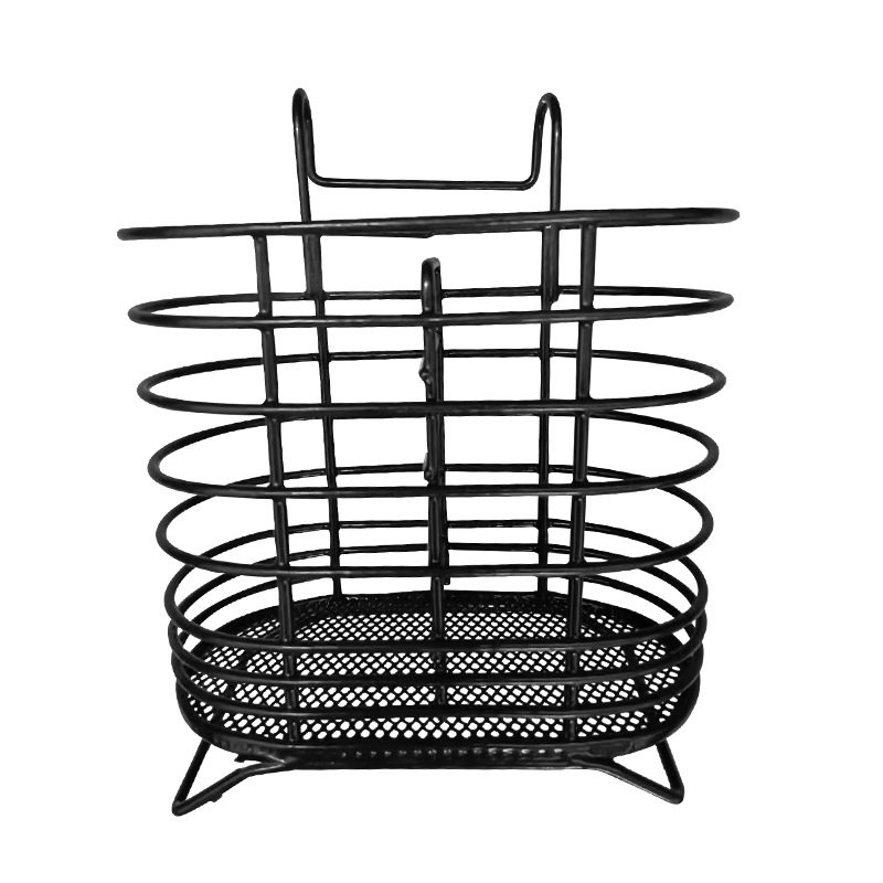Chopstick Storage Punch-free Wall-mounted Simple Chopstick Tube Home Kitchen Knife Chopstick Drain Storage Tube Storage Rack