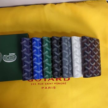 2025 Goya Dog Tooth Short Wallet Unisex Id Bag 80% off Printed Card Holder Multi-Card Slot Credit Card