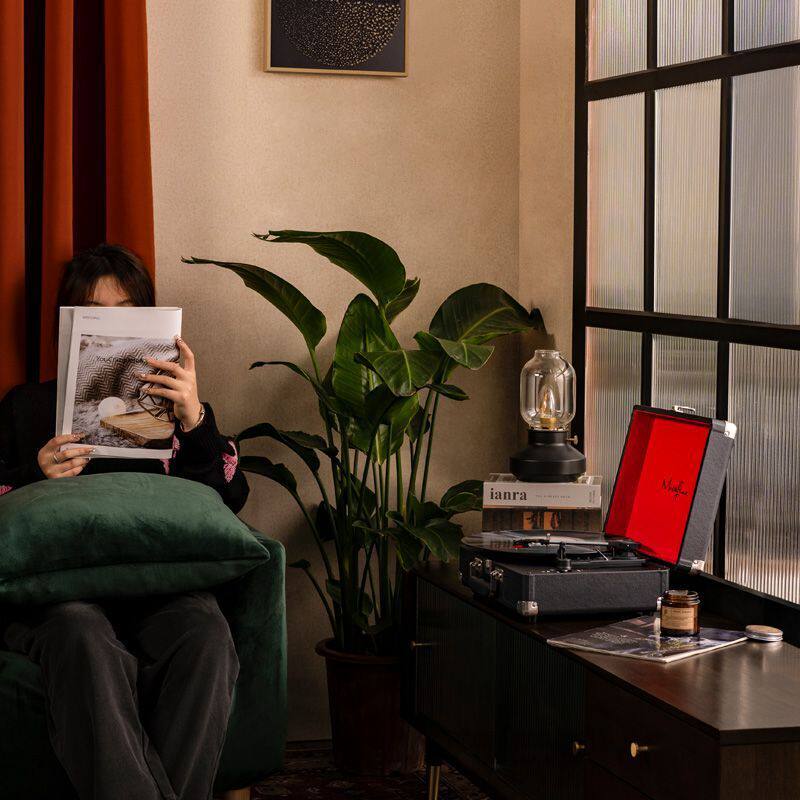 Gramophone Lp Vinyl Record Player Old-Fashioned Record Player European Style Home Retro Portable Aliexpress Factory Direct Sale