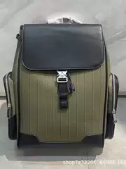 Backpack Genuine Leather Texture Splicing Commuting Large Capacity Travel Business Casual Men's and Women's Bag Computer Bag Business School Bag