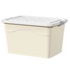 Plastic Storage Box Cream Style Large Capacity Special for Everyone Student Books Clothes Quilts Household Storage Box Wholesale
