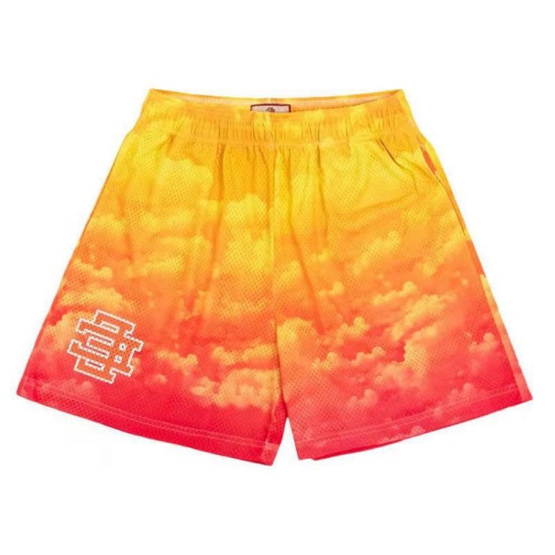 Beach shorts summer men's mesh casual shorts, classic sports, basketball, quick dry beach shorts