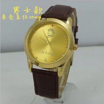 Zhongke Life Energy Meter Belt Magnetic Therapy Health Care Watch Health Watch Middle-Aged and Elderly Commemorative Large Dial Genuine