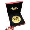 Right-Angle Leather-Filled Paper Gold Cake Box Mother's Day Gift Gold Box Birthday Gift Packaging Box Flip-Top Jewelry Packaging Box