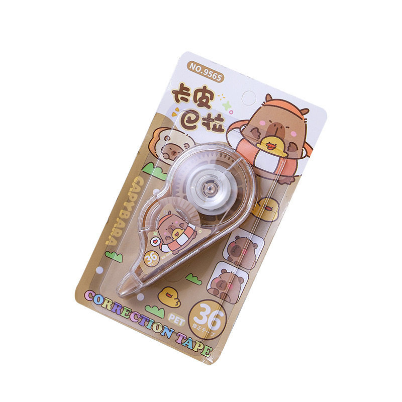 Kapi Bala Correction Tape Cartoon Guinea Pig High Color Value Correction Tape Student Large Capacity Stationery Correction Tape Wholesale