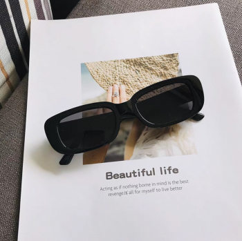 New sunscreen small box sunglasses men's and women's European and American fashion street shot UV protection sunglasses vintage sunglasses
