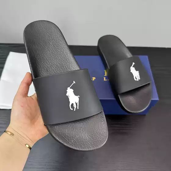 Philippines Spanish Jamaica High-End Slippers Summer Pl Letter Beach Slippers Polo Sports Men's Slippers