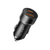 66W Aluminum Alloy Pd Dual USB Port Car Charging Head Car Charging Head 2A Mobile Phone Charger Fast Charging