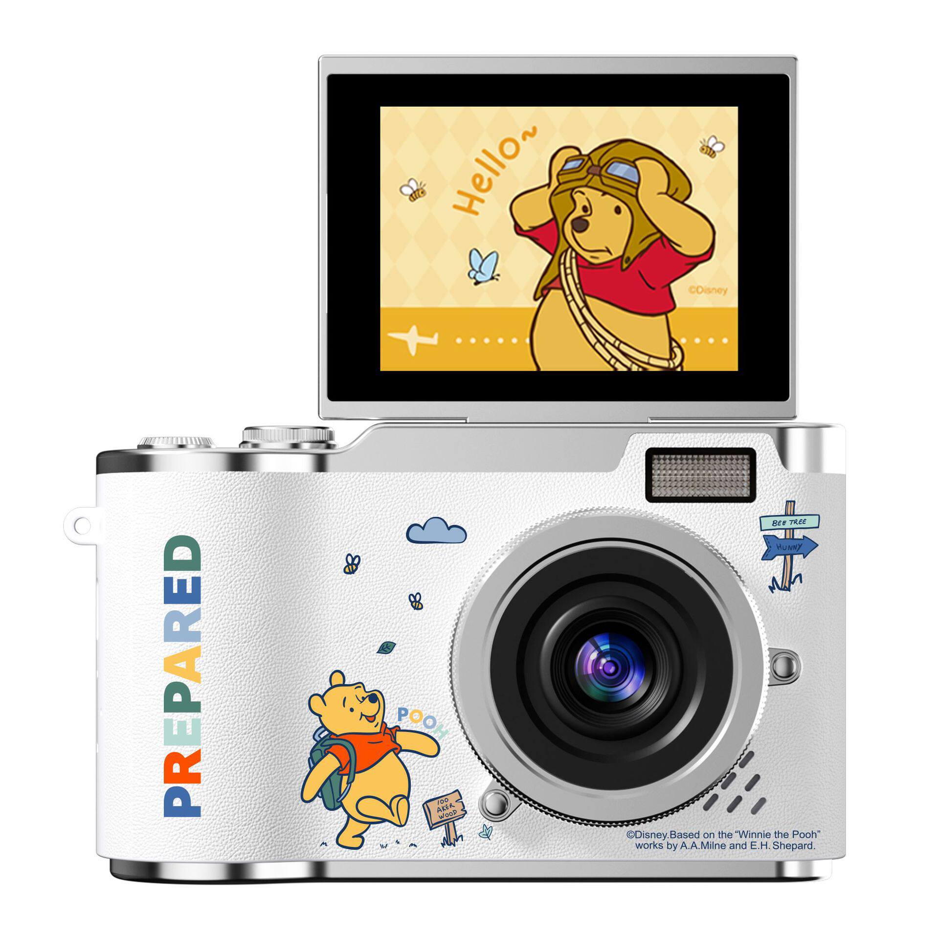Disney's New 180-Degree Screen Ccd Digital Camera Student Entry-Level Flip-Screen Camera as a Gift for Friends