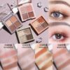 Makeup Novo5330 Four-Color Eyeshadow Palette for Female Students, Popular on Social Media, Pearlescent Earth-Toned Eyeshadow Palette