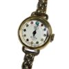 Rosemont Birthstone Dial Exquisite Retro Rose Gold Metal Thin Strap Quartz Rose Watch Mid-Century Style