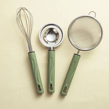 Egg Beater Filter Egg Stainless Steel Egg White Separator Food Supplement Household Baby Baking Tool Set New Style