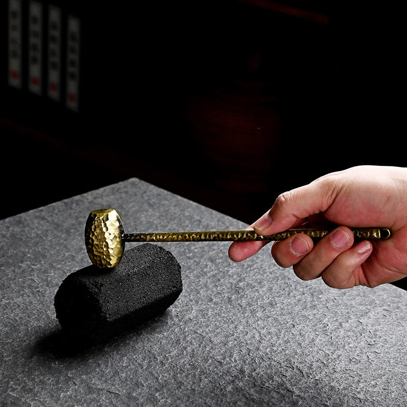 Stove tea cooking accessories full suit outdoor charcoal fire tea baking tools special equipment copper fire pliers charcoal clip charcoal shovel