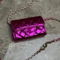 Purple patent leather