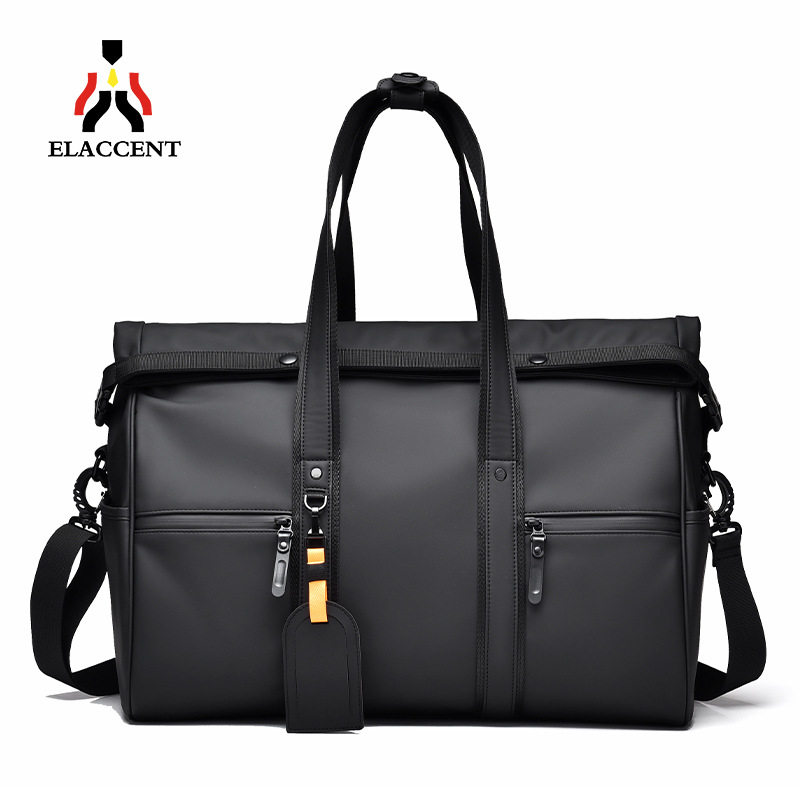 Trendy cool men's fitness travel bag large capacity dry and wet separation waterproof sports bag simple portable luggage bag wholesale