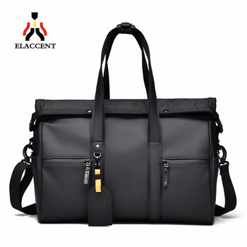 Trendy cool men's fitness travel bag large capacity dry and wet separation waterproof sports bag simple portable luggage bag wholesale