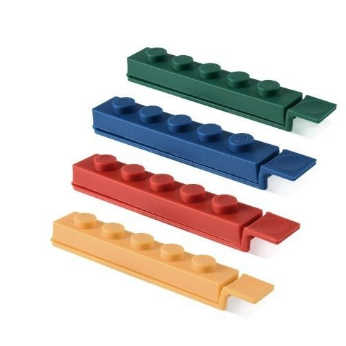 Creative Storage Supplies Large Building Blocks Food Snacks Sealing Clip Puzzle Plastic Bag Clip Sealing Clip Building Blocks Clip