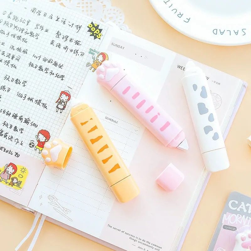 Tiangao 813A cat claw Net red correction tape student Dot glue double-sided tape mini cute girl high color value portable