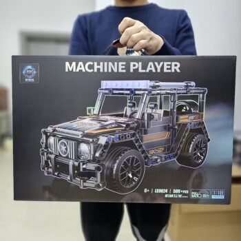 Big gift box Huili building block off-road vehicle sports car car technology assembly model boy assembling toy gift