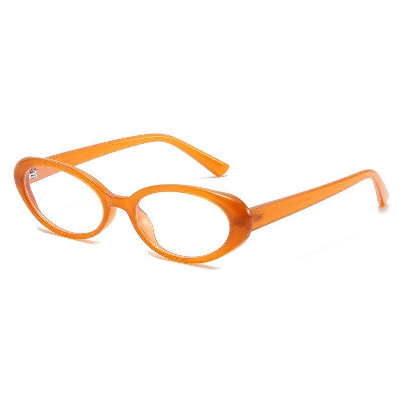 European and American Fashion New Anti-Blue Light Plain Glasses for Women, Street Style, Natural Look, Versatile, High-End Texture, Decorative Eyeglass Frames for Nearsightedness