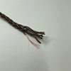 Single crystal copper bronze braided wire 8-strand braided 200 core brown single crystal copper oxygen-free copper wire