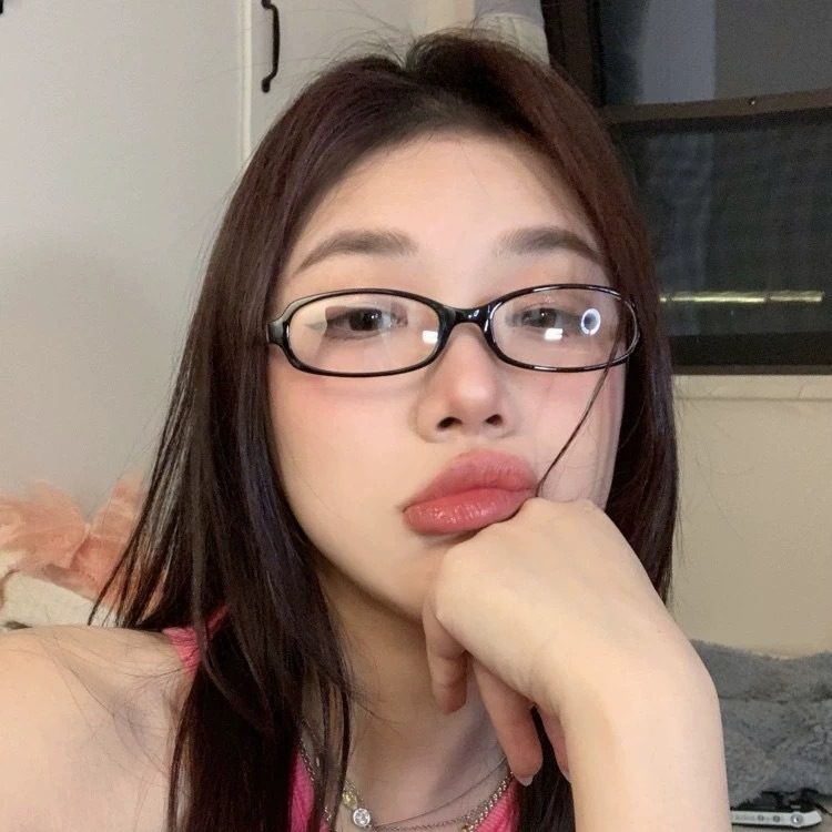 Retro black face small frame small face box myopia glasses frame plain glasses concave shape female y2g hot girl