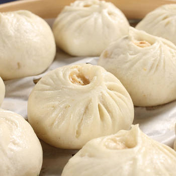 Breakfast Semi-Finished Products, Old-Fashioned Traditional Fresh Meat Quick-Frozen Steamed Buns, Instant Fried Steamed Buns, Shengzhou Xiaolongbao, Purely Handmade