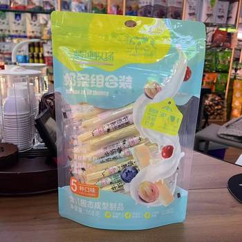 Qing Chun Ranch Milk Strip Combination 368g Bags 5 Flavors of Milk-containing Solid Molded Products Inner Mongolia Specialty