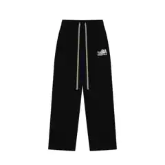 Correct Version of 25 Spring & Fall New Fog Multi-Thread Joint Team Series Pullover Hooded Flocking Sweatshirt for Men and Women