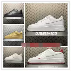 Putian Shoes Af1 Pure Original Air Force 1 Mid Classic Low-Top Sports Casual Sneakers for Men and Women