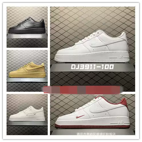 Putian Shoes Af1 Pure Original Air Force 1 Mid Classic Low-Top Sports Casual Sneakers for Men and Women